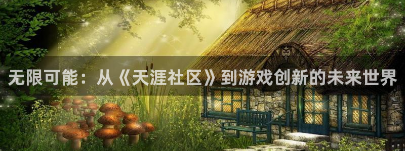 星欧娱乐登陆测速：无限可能：从《天涯社区》到游戏创新的未来世